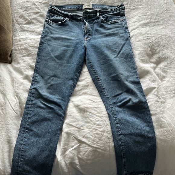 AGOLDE Toni mid rise straight jeans in size 30 - Picture 1 of 4